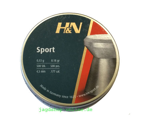 Diabolo 4,5mm H&N Sport,0,53g, 500 Stck.