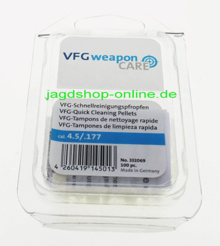 VFG Schnellreinigungs-Pfropfen 4,5mm  ,100 Stck.